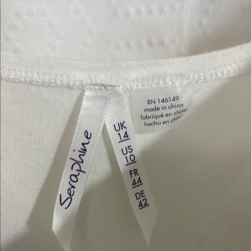 Seraphine White Midi Dress - Picture 4 of 8